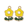 Alloy Enamel Pendants FIND-D304-01D-KCG-1