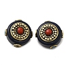 Handmade Tibetan Style Resin Beads TIBEB-G014-02-1