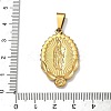 Virgin Mary Theme 304 Stainless Steel Pendants STAS-F336-05C-G-3