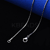Non-Tarnish 304 Stainless Steel Boston Link Chain Necklace NJEW-S420-005B-P-1