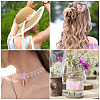 36Pcs 9 Style Butterfly Organgza Lace Embroidery Ornament Accessories DIY-BT0001-49-9