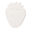 Strawberry Shaped Paper Earring Display Cards CDIS-C005-04-2