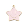 Alloy Enamel Pendants ENAM-F152-05G-03-1