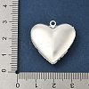 Hollow Heart Brass Locket Pendants KK-K414-12C-S-3