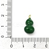 Gourd Brass Enamel Pendants KK-G526-20G-4