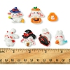 7Pcs 7 Styles Halloween Opaque Resin Decoden Cabochons CRES-FS0001-68-5