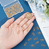 50Pcs 304 Stainless Steel S-Hook Clasps FIND-UN00007-5