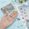 150Pcs 15 Styles Tibetan Style Zinc Alloy Pendants FIND-GO0002-13-3