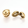 Ion Plating(IP) 304 Stainless Steel Hoop Earrings EJEW-C124-01A-G-3