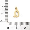 Rack Plating Brass Pendants KK-C065-02Q-G-3