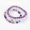 Natural Mixed Gemstone Stretch Bracelets BJEW-JB03365-05-1