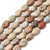 Natural Aqua Terra Jasper Beads Strands G-L624-E03-14x10mm-2
