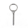 Tarnish Resistant 304 Stainless Steel Split Key Rings LS-STAS-G085-13-1