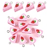 10Pcs Opaque Resin Pendants RESI-YW0004-49-1