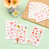 36Pcs 2 Style PVC Waterproof Self-Adhesive Picture Stickers STIC-SP0001-09D-5