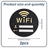 Acrylic Wifi Password Signages AJEW-WH0542-66B-2