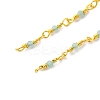 Brass Chain Necklace Making KK-K337-13G-09-2