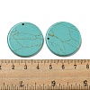 Synthetic Turquoise Pendants G-B071-01E-3