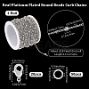 DIY Brass Curb Chain Bracelet Necklace Making Kit DIY-BBC0001-87P-2
