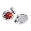 Natural Carnelian(Dyed & Heated) Pendants KK-U043-53P-01-2