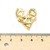 Adjustable 304 Stainless Steel Cuff Rings for Women RJEW-V004-04G-3