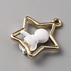 Alloy Enamel Pendants FIND-WH0045-75-2