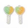 Two Tone Resin Big Pendants LS-RESI-Z001-01B-1