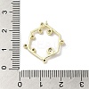 Brass Cubic Zirconia Pendant KK-Q793-06G-3