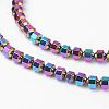 Non-Magnetic Synthetic Hematite Beads Strands G-D800-12F-1