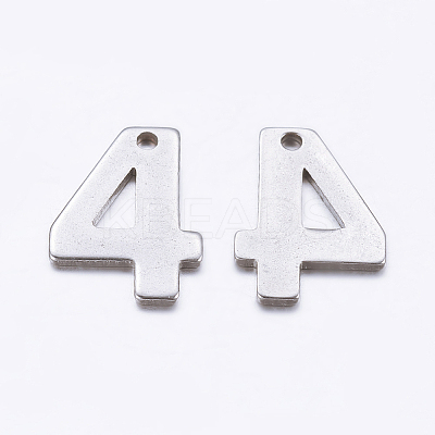 Tarnish Resistant 201 Stainless Steel Pendants LS-STAS-F128-01P-4-1-1