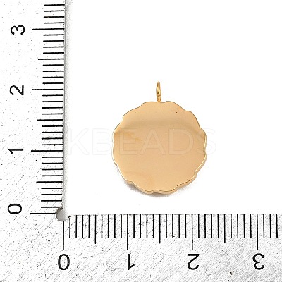304 Stainless Steel Pendants Ion Plating(IP) LS-STAS-C143-01B-G-1
