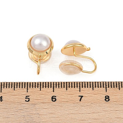 Half Round Brass Ear Cuff Findings KK-F902-02G-1