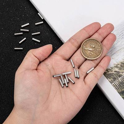 Tarnish Resistant 304 Stainless Steel Tube Beads X-STAS-G071-32P-1