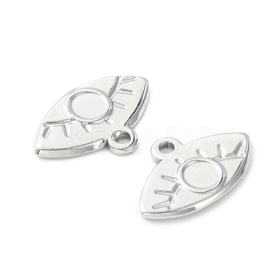 Non-Tarnish 304 Stainless Steel Pendant Cabochon Settings STAS-L269-021P-1