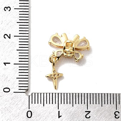 Brass Micro Pave Cubic Zirconia Beads KK-Z131-08G-1