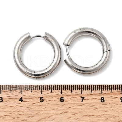 316F Stainless Steel Hoop Earrings EJEW-D341-01F-P-1