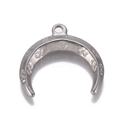 Non-Tarnish 304 Stainless Steel Pendants LS-STAS-E474-35-1