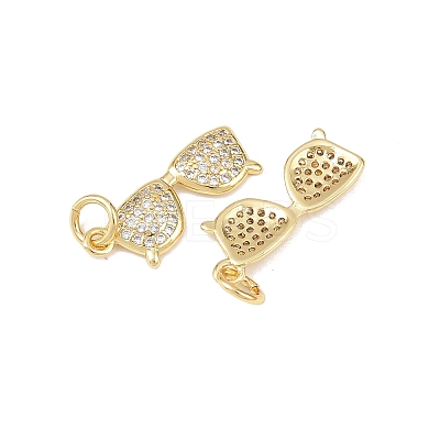 Brass Micro Pave Cubic Zirconia Pendants LS-KK-P339-17G-1