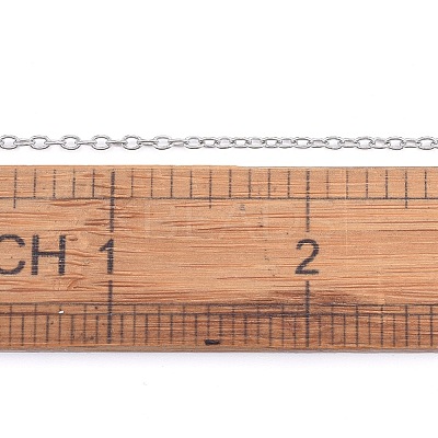 Tarnish Resistant 201 Stainless Steel Cable Chains CHS-R008-11-1