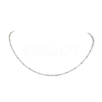 2Pcs 2 Colors 304 Stainless Steel Slider Necklace Makings AJEW-JB01272-1