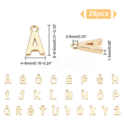 Brass Charms KK-PH0001-51G-1