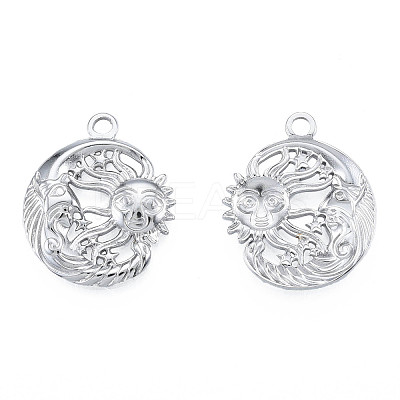 Non-Tarnish 201 Stainless Steel Pendants STAS-N098-231P-1