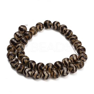 Tibetan Style dZi Beads Strands GG-CBA4812-B03-10MM-1