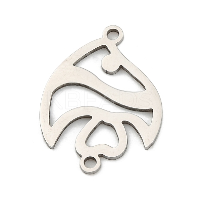 Non-Tarnish 201 Stainless Steel Connector Charms STAS-N103-435#-P-1