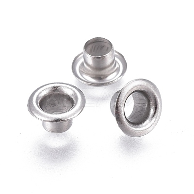 Non-Tarnish European Style 201 Stainless Steel Eyelet Core X-STAS-L226-001P-1