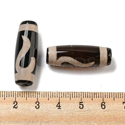 Tibetan Style dZi Beads Strands G-P526-B07-1