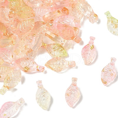 Transparent Acrylic and Gold Foil Pendants AC-CBAF9C1-04A-06-1