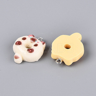 Opaque Resin Pendants RESI-N050-20P-1