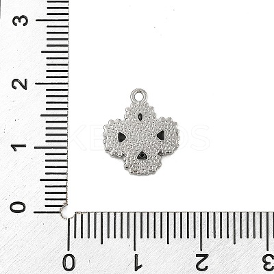 304 Stainless Steel Rhinestone Pendants STAS-E547-06D-P-1