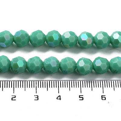 Opaque Glass Beads Strands EGLA-A035-P8mm-L13-1